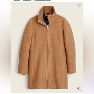 J Crew Lodge coat in Italian stadium-cloth wool